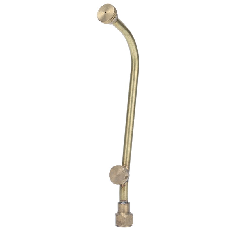 Garden Sprayer Nozzle Double Outlets Brass Agricultural Water Mist Atomizing
