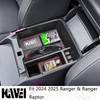 HGWEI Center Console Organizer Tray Compatible with 2024 2025 Ford