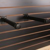 SSWBasics 4 ft x 2 ft Horizontal Black Slatwall Panels