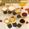 Gold Magnetic Measuring Cups & Spoons Set of 16, 7