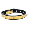 Aolove Spiked Studded Padded Leather Pet Collars for Cats Puppy