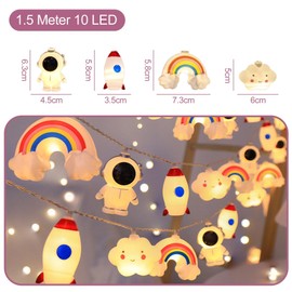 Shengruili Ball Fairy Lights Colourful Globe Fairy Lights