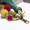 CENPEK Shell Beads Tassel Bag Charm Pendant Bohomia Keyring for