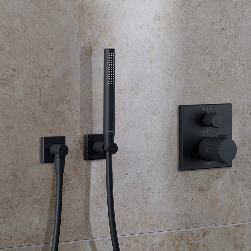 Duravit Universal Shower Head Holder for Hand Showers, Square Shower