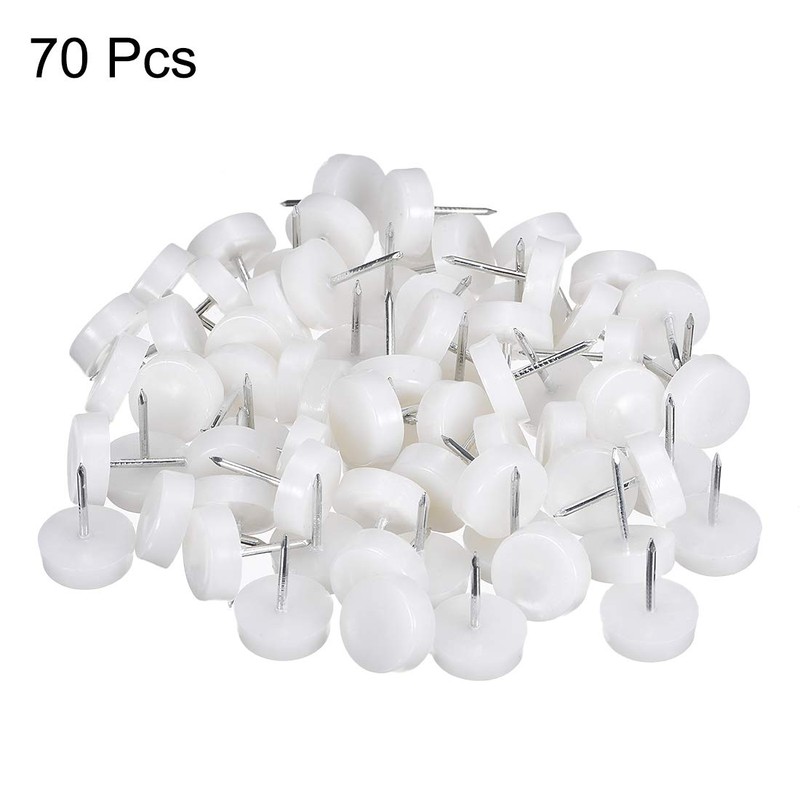sourcing map Furniture Feet Nail Plastic Glide Nails Chair Table