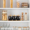 JUXYES Set of 3 Ceramic Canisters Set for Sugar Coffee