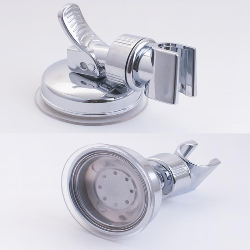 Bathroom Suction Cup Handheld Shower Head Bracket, 2Pcs Rotatable Bathroom