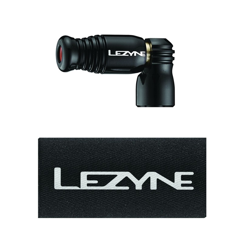 Lezyne CO2 Pump Head Trigger Speed Drive CNC Black Glossy