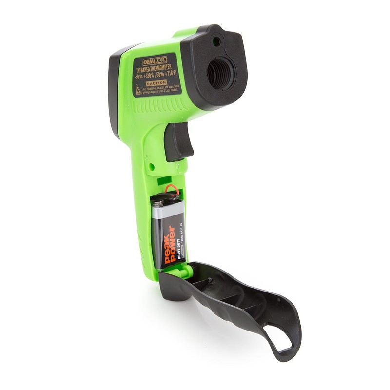 OEMTOOLS 25245 Infrared Thermometer, No-Contact Thermometer for Hot, Hazardous, and