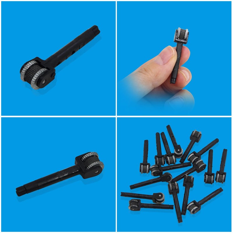 SquEqu 4 Pack Flint Wheel Replacement Barrel Friction Spark Striker