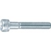 TRUSCO(トラスコ) 六角穴付ボルト三価 白 半ネジ サイズM6×55 8本入 B730-0655