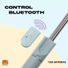 Maíz Baston Selfie Stick Tripie Luzled Control Remoto Bluetoth