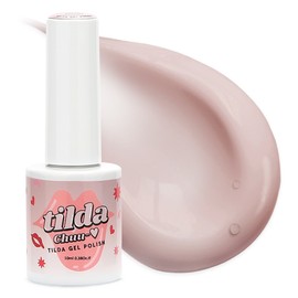 tilda polish color gel nail polish, T076 glow lip, 1 piece, 10ml / tilda 폴리쉬 컬러젤 매니큐어, T076 글로우립, 1개, 10ml