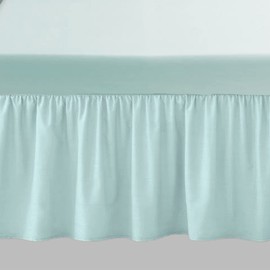 16" Extra Deep Frilled Base Valance Sheets Plain Dyed Easy Care Percale Polycotton Bed Sheets Silver Double