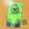 Zombie Infected Beach and Bath Towel Novelty Geek Gift