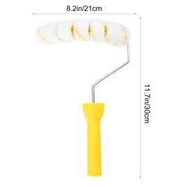 ULTECHNOVO Paint Roller Brush Wheels Professional Painting Tool for Gas and Water Pipes Lightweight Design for Even Coverage Easy to Clean and Use for DIY and Professionals