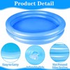 2 Pack Inflatable Pool Foot Bath Basin, Pool Clean Feet
