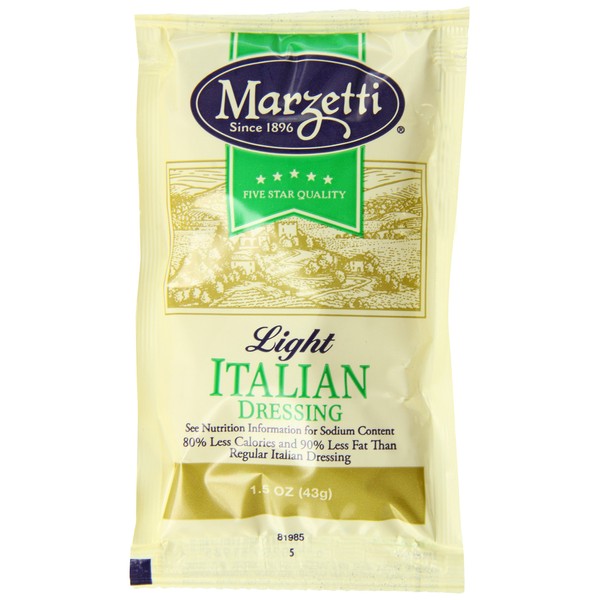 Marzetti Italian Dressing, Light, 1.5 Ounce (Pack of 60)