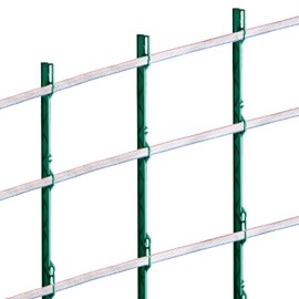 Happybuy Electric Fence Tape, 1640Ft 500M Polytape Fencing Hot Wire, 3/4" Width 6 Stainless Steel Strands for Reliable Conductivity, UV & Rust Resistance, Portable Polywire for Horse Cattle Livestock