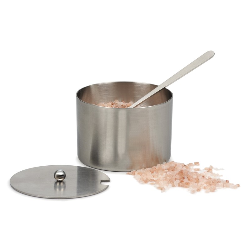 RSVP International Endurance Kitchen Collection Salt Cellar Set with Spoon,