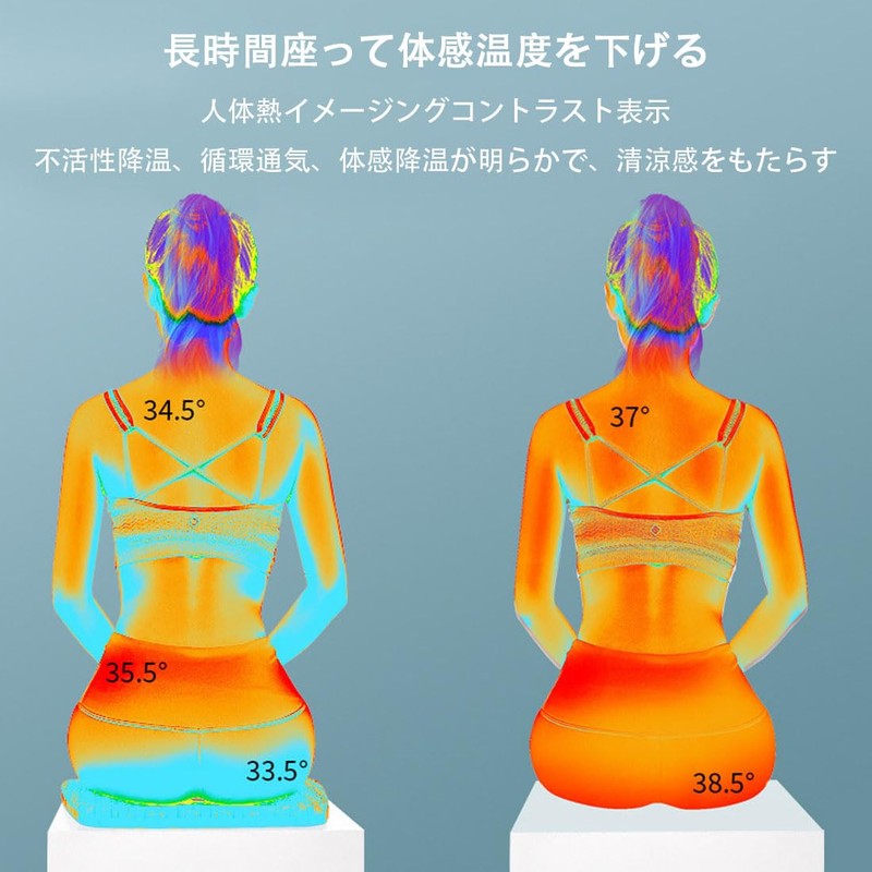 ゲルクッション クッション 無重力 座布団 通気性 冷感 体圧分散 高反発 やわらかい 腰痛対策