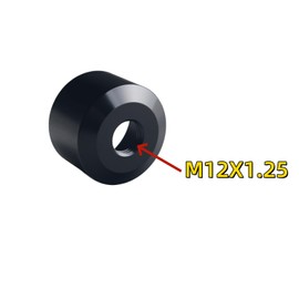 DEWHEL Black Aluminum Lift Up Reverse Lock-Out Shift Knob Adapter for Manual Shifter M12x1.25