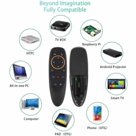 Unbranded C120 2.4 Remote Control Air Mouse Wireless Keyboard for KODI Android Mini IP Box