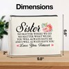 YeleY Gifts for Sister, Sister Cosmetic Bag Gift for Bestie