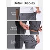 NATUVENIX Hiking Pants Men Quick Dry Convertible Fishing Pants for