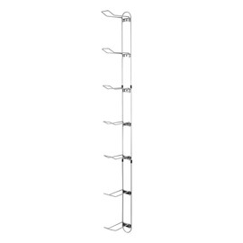 Knape & Vogt, Silver John Sterling Sports Rack for Garage, 7-Ball Capacity, 63-1/8"