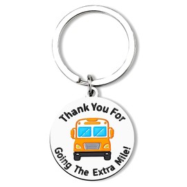 Thank You Gifts for Bus Drivers Keychain Appreciation Gifts for School Bus Driver Retirement Gifts Thanksgiving Birthday Gifts for Women Men Driver Christmas Gifts