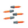Christmas Concepts® Pack of 5 Red Push in Spare Bulbs