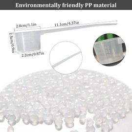 5 PCS Protein Scoop,Plastics Scoop for Protein Powder,Reusable Protein Powder Scoop,with Scale 5 Gram Measuring Spoons,for Protein Powder Scoop,Coffee Liquids Powders,Kitchen Cooking Tools