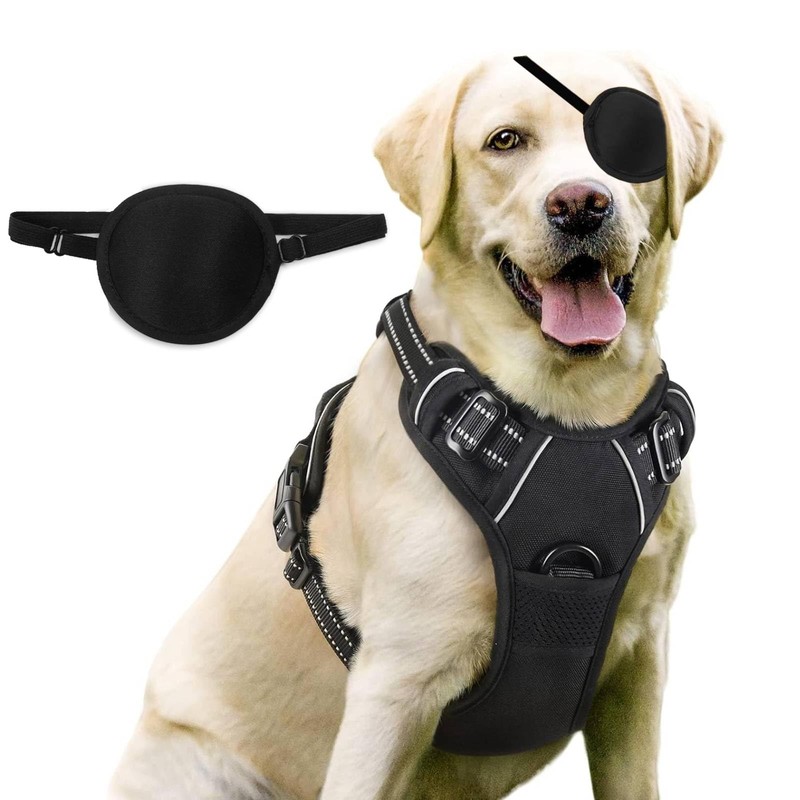 KPPTYTY Dog Eye Patch, Adjustable Soft Dog Eye Patch, Eye