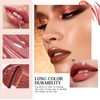 JOSURBEAUTY Glitter Matte Lipstick & Lipliner Pencil Setwith metallic shimmer