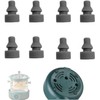 Replaceable Rubber Feet for Slow Cooker, Prevent Marks, Scratches and
