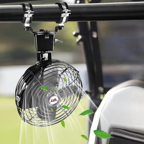 Xislet UTV Cab Cooling Fan 12 Volt Fan for UTV,