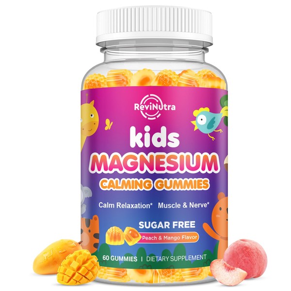 Center-Filled Kids Magnesium Gummies - Magnesium Glycinate Gummies for Kids