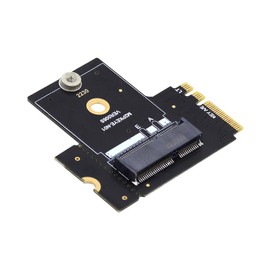 NFHK NGFF Key A+E PCI Express Male to Female Right Angled 90 Degree Low Profile Adapter Extension Card Riser