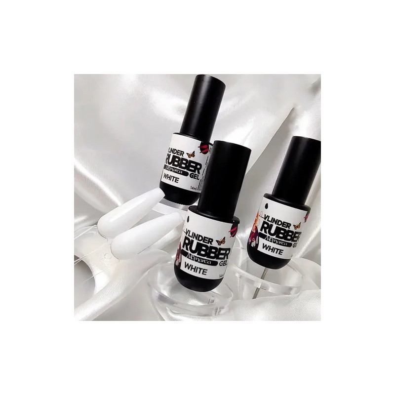 Gel Rubber Monarca, Para Uñas 14ml, Mc Nails, Color A