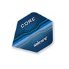 Unicorn Core Dart Flights | Hexagons Blue Design | Standard