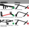 ONETWOFIT Wall Mounted Pull Up Bar with More Stable 6-Hole