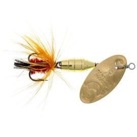 Panther Martin Deluxe Fly Spinning Lure, Gold/Orange, 1/8 oz