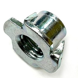 T-Nut Trivalent Uniqlo Plating with M12 Claws (Pack of 10)