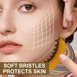 Generic 새로운 림프 컨투어 페이스 브러시 배액을 위한 피부에 정확하게 맞도록 인체공학적으로 설계된 스킨케어 Ergonomically Designed Skin Care for Accurate Fit on Skin for New Lymph Contour Face Brush Drainage [1pc]