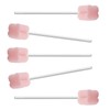 (250 PCS) JIESI Sterile Sponge Mouth Swabs(Pink)