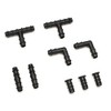 REHAU 9 Piece Accessory Kit for Perl Hose/Drip Hose Connect/Branch/Redirection/Plug