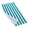 Exclusivo Mezcla 100% Cotton 4-Pack Cabana Striped Beach Towel Set,