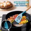 E-far Silicone Cooking Utensils Set, 5-Piece Kitchen Utensils Set with