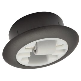 WAGNER ROLLER-MINI Soft Swivel Castor / Countersunk Roller Diameter 15 mm Black Plastic Casing Diameter 55/40 x 17/8 mm Metal Pin Load Capacity 50 kg Made in Germany 01707001